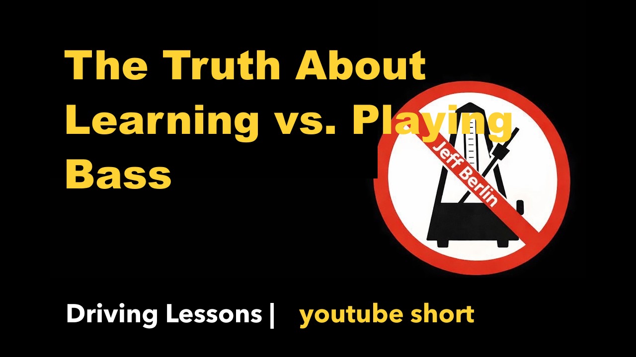 The Truth About Learning vs. Playing Bass