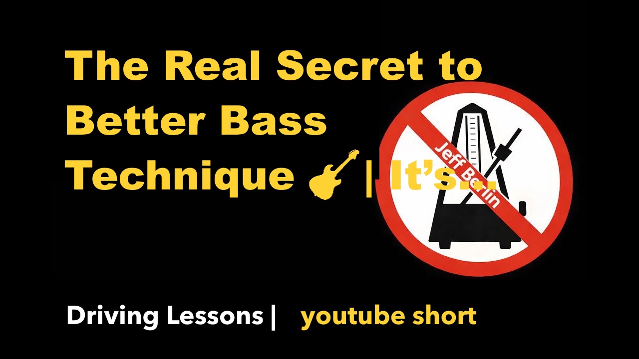 The Real Secret to Better Bass Technique 🎸 | It’s Not Just About Your Fingers