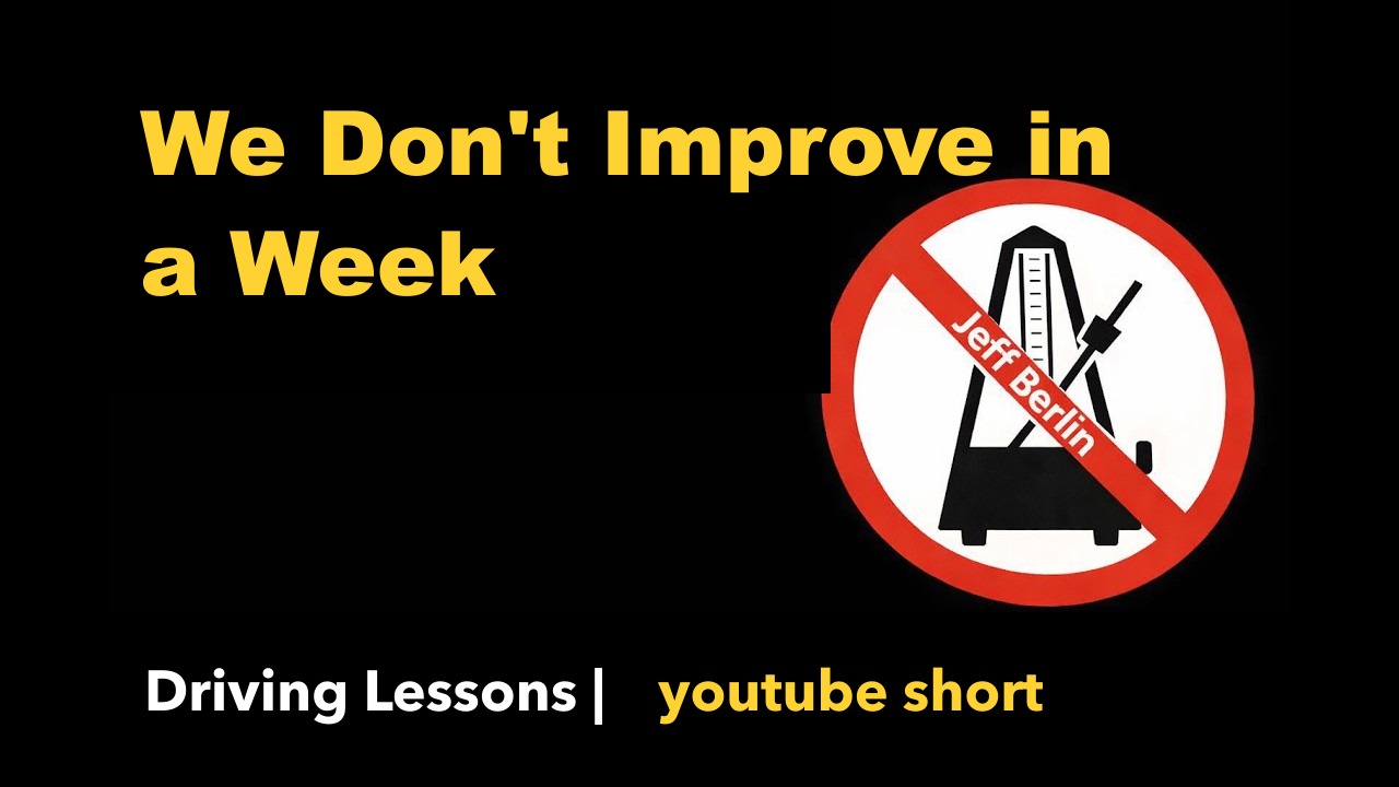 We Don't Improve in a Week