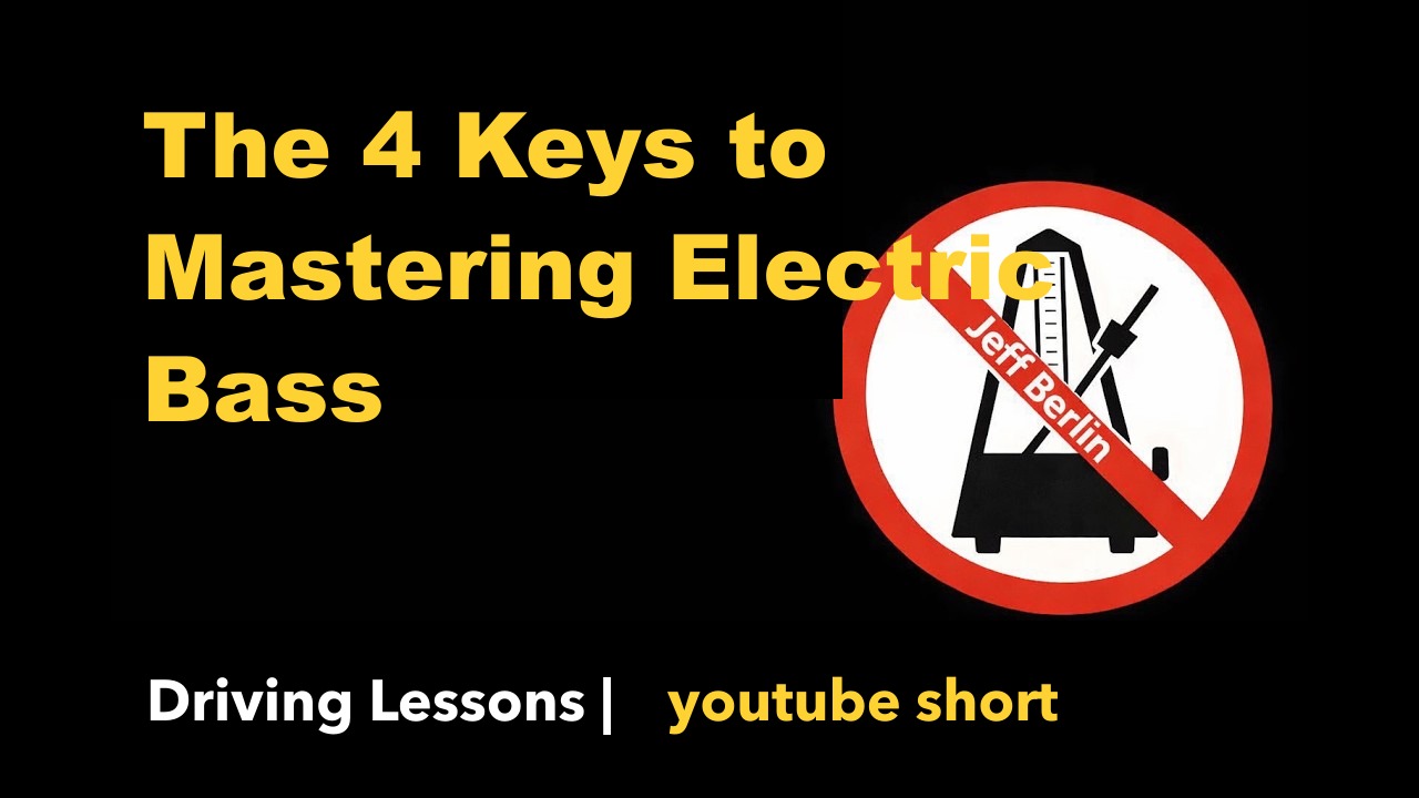 The 4 Keys to Mastering Electric Bass