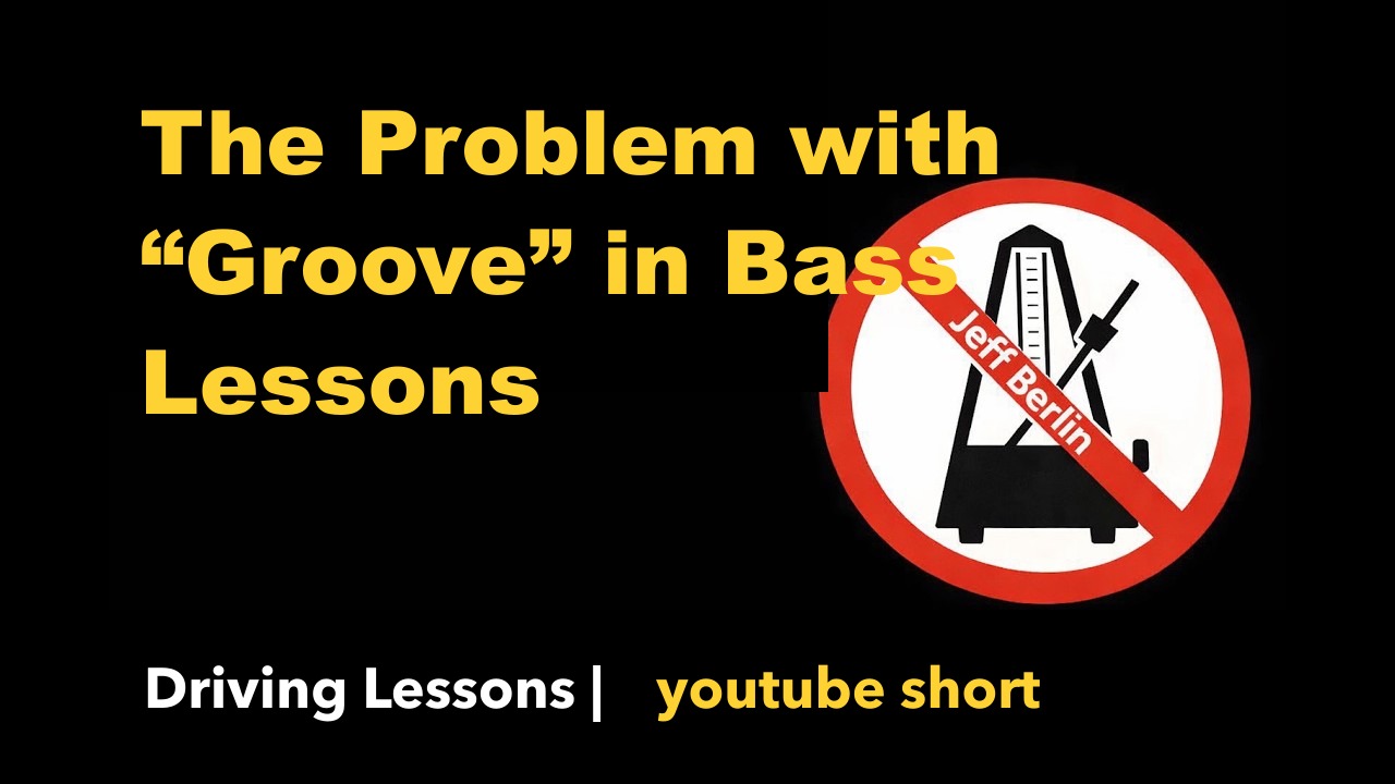 The Problem with “Groove” in Bass Lessons