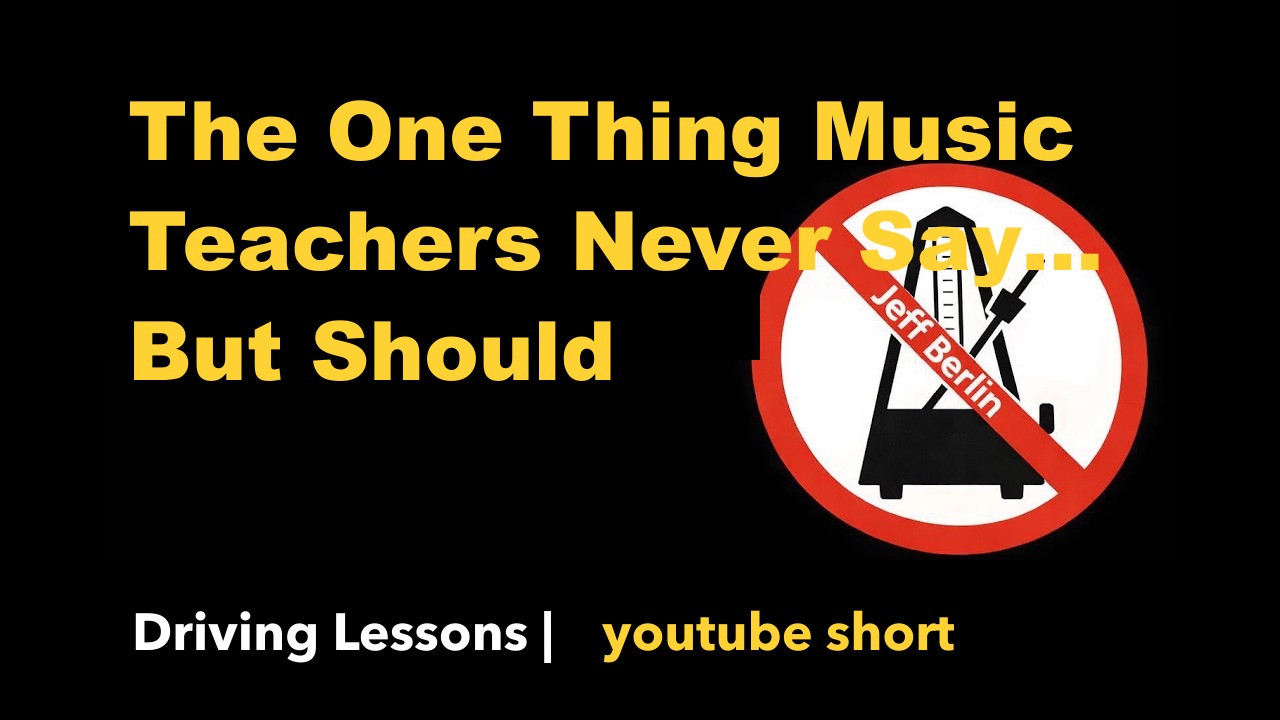 The One Thing Music Teachers Never Say… But Should