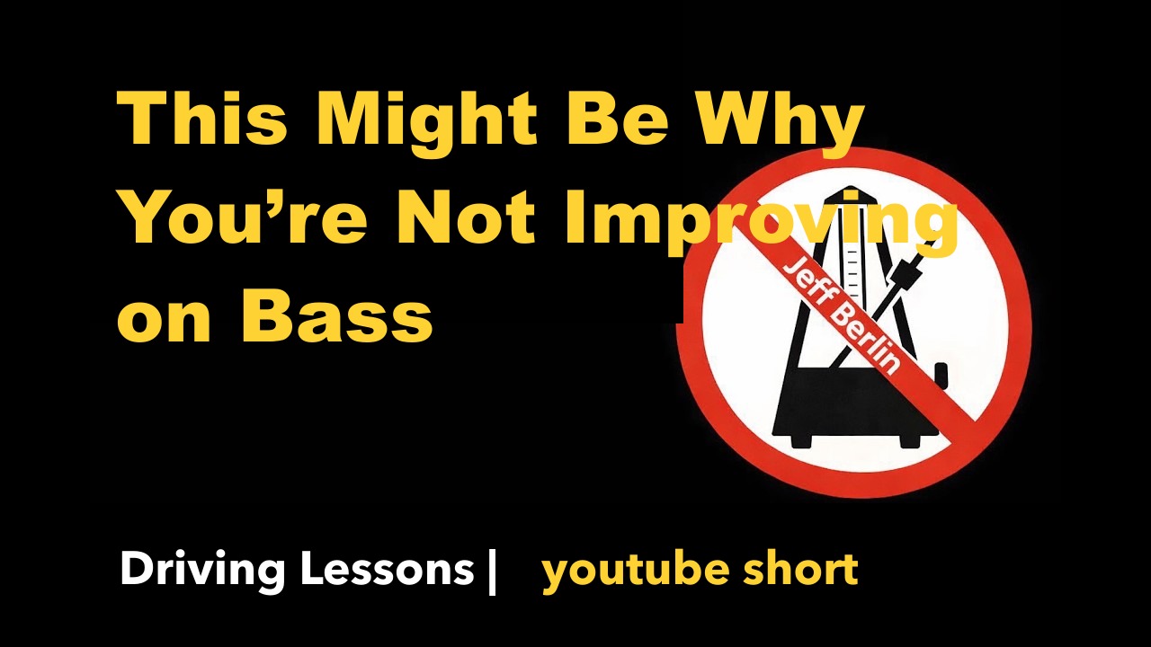 This Might Be Why You’re Not Improving on Bass