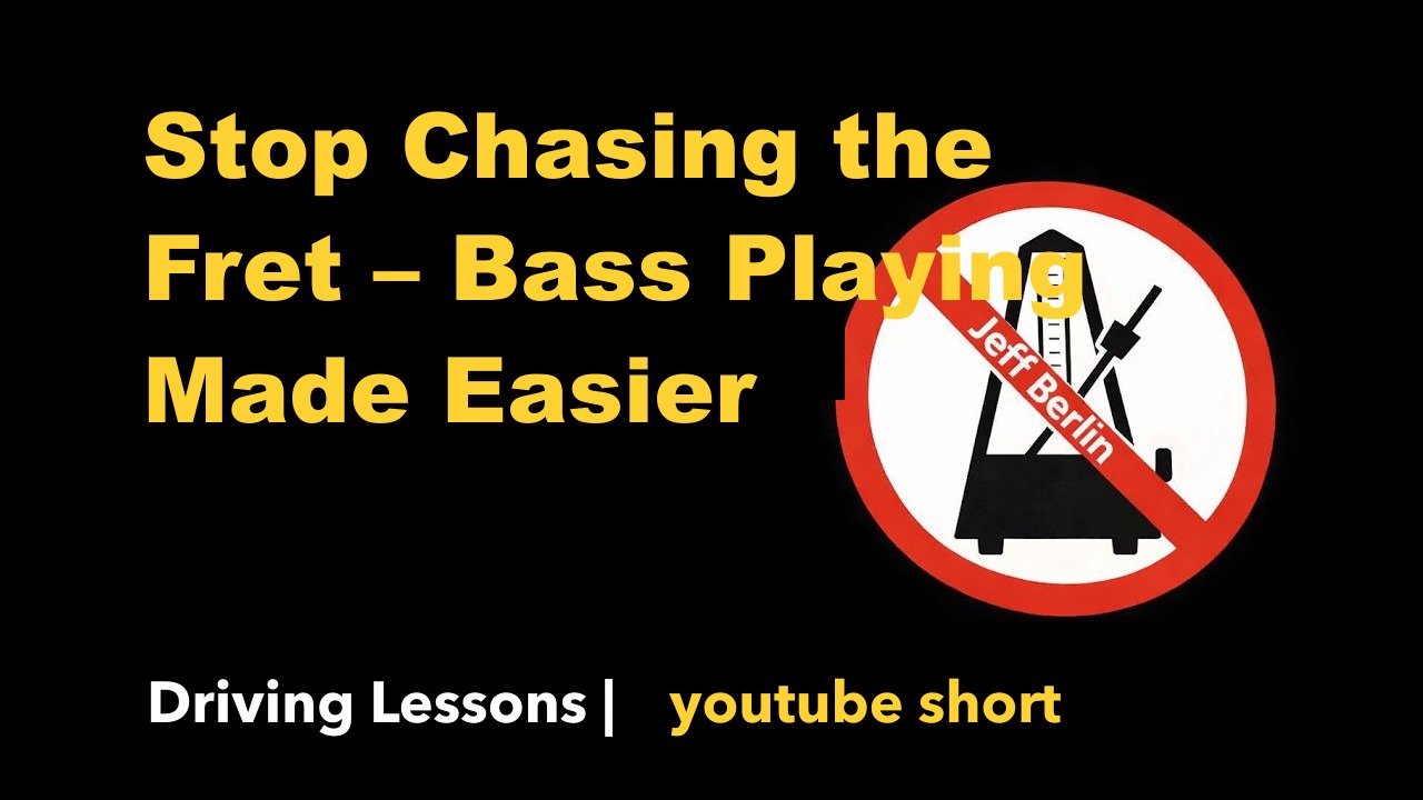 Stop Chasing the Fret – Bass Playing Made Easier
