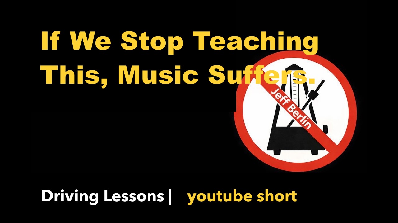 If We Stop Teaching This, Music Suffers.