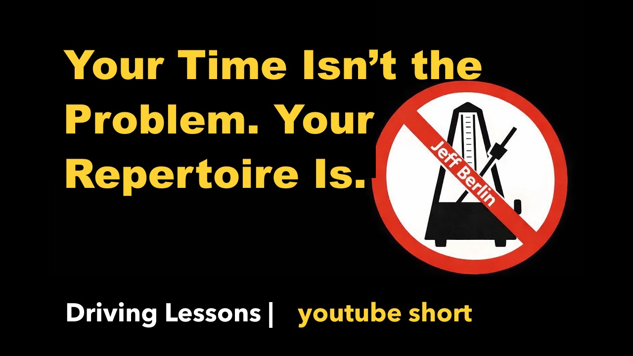 Your Time Isn’t the Problem. Your Repertoire Is.
